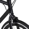 vidaXL Bicicleta de pi&ntilde;&oacute;n fijo negro 700c 55 cm
