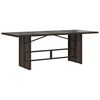 vidaXL Set comedor de jard&iacute;n 7 pzas con cojines rat&aacute;n sint&eacute;tico marr&oacute;n