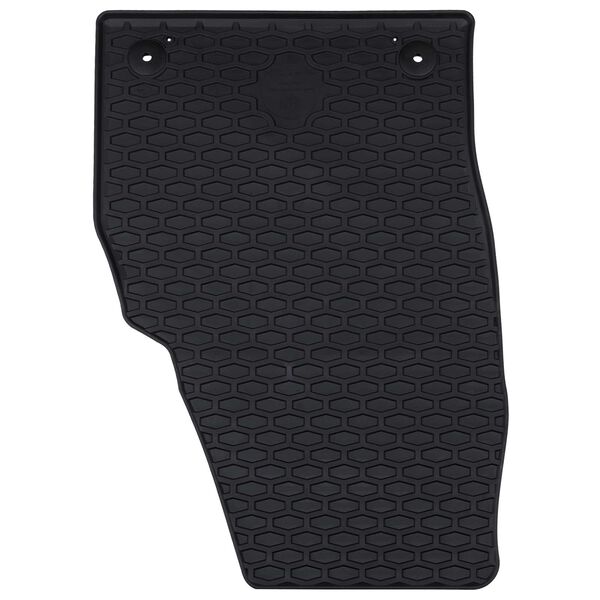 vidaXL Alfombrilla de Coche 4 pcs Negro VW POLO , TAIGO Goma