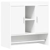vidaXL Estante de pared Montada en la pared Blanco 80 x 36 x 80 cm