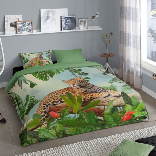 Good Morning Funda de edred&oacute;n JUNGLE 155x220 cm multicolor