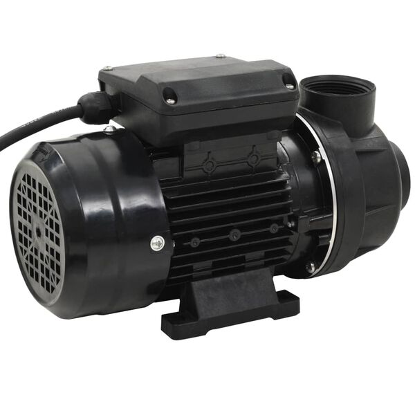 vidaXL Bomba de piscina negra 0,25 HP 7500 L/h