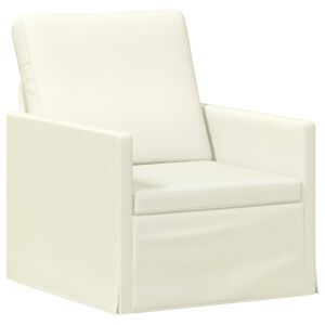 vidaXL Sof&aacute; individual Crema 70 x 81 x 82 cm Tela de Pana