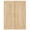 vidaXL Armario de pared madera ingenier&iacute;a roble Sonoma 69,5x34x90 cm