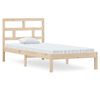 vidaXL Estructura de cama madera maciza de pino 90x200 cm