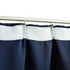 vidaXL Cortinas opacas con ganchos 2 piezas azul 140x225 cm