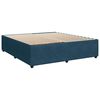vidaXL Estructura de cama de terciopelo azul 180x200 cm
