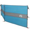 vidaXL Cortaviento de camping impermeable azul 490x123 cm
