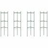 vidaXL Tutores para tomates 4 unidades acero y PP 116 cm