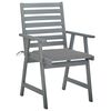 vidaXL Sillas de comedor jard&iacute;n 8 uds madera maciza acacia con cojines