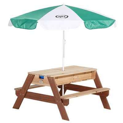 AXI Mesa de picnic arena/agua con sombrilla Nick