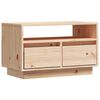 vidaXL Mueble de TV de madera maciza de pino 60x35x37 cm