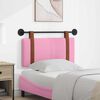 vidaXL Cabecera Colgante Liso Rosa 90 x 55 x 5 cm PU antiguo