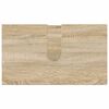 vidaXL Juego de muebles de ba&ntilde;o Montaje en la pared 2 pcs Roble Sonoma