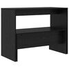 vidaXL Conjunto de comedor 2 pcs Roble negro Madera contrachapada