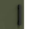 vidaXL Almacenamiento de cocina Verde Oliva 60 x 50 x 92 cm Acero