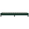 vidaXL Cama box spring sin colch&oacute;n terciopelo verde oscuro 80x210 cm