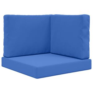 vidaXL Coj&iacute;n para sof&aacute; de exterior Poli&eacute;ster Azul Royal 60 x 60 cm