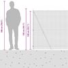 vidaXL Poste de Valla Plateado 25 x 1,4 m (malla de 16 x 16 mm) Acero