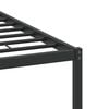 vidaXL Estructura de cama sin colch&oacute;n madera roble ahumado 120x190 cm