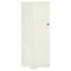vidaXL Armario de pl&aacute;stico dise&ntilde;o madera Vanila Ice 40x43x125 cm