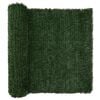 vidaXL Cerca Artificial Verde oscuro 1,5 x 4 m PVC y Acero