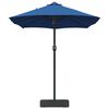 vidaXL Parasol de jardín Azul 385 x 209 x 244 cm tela