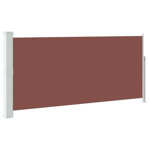 vidaXL Toldo lateral retr&aacute;ctil 140x300 cm marr&oacute;n