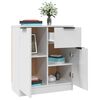 vidaXL Aparadores 2 uds madera contrachapada blanco 60x30x70 cm