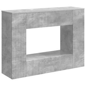 vidaXL Mesa Consola Gris Concreto 101 x 29 x 74 cm