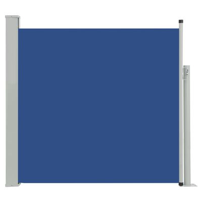 vidaXL Toldo lateral retráctil de jardín azul 170x300 cm