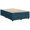 vidaXL Cama box spring con colch&oacute;n terciopelo azul oscuro 120x190 cm