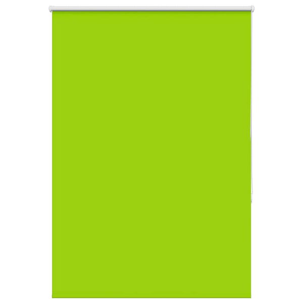 vidaXL Estor Enrollable Opaco hojas verde 115x130cm Tela Ancho 110,7cm