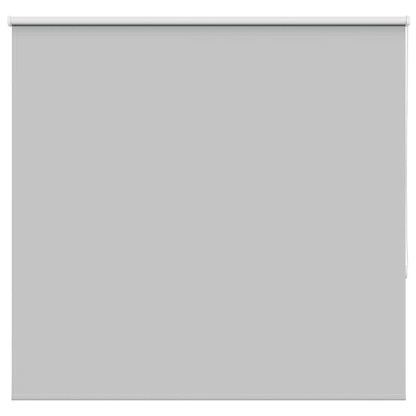 vidaXL Estor Enrollable Opaco gris claro 155x130 cm Tela Ancho 151,6cm