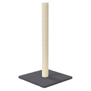 vidaXL Poste rascador para gatos gris oscuro 35x35x70 cm