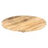 vidaXL Superficie de mesa redonda madera maciza de mango 25-27 mm 50cm