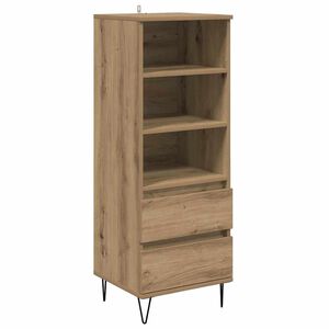 vidaXL Alacena Roble artisan 40 x 36 x 110 cm Madera de ingenier&iacute;a