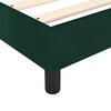 vidaXL Estructura de cama con somier terciopelo verde oscuro 90x200cm