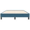 vidaXL Estructura de cama sin colch&oacute;n terciopelo azul oscuro 120x210cm
