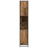 vidaXL Juego de muebles de ba&ntilde;o Madera envejecida 35 x 37,5 x 188,5 cm