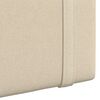 vidaXL Cabecera Colgante Montaje en la pared Crema 90 x 55 x 5 cm tela