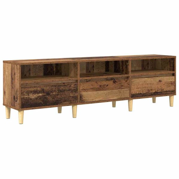 vidaXL Gabinete de TV con caj&oacute;n Madera Vieja 150 x 30 x 45 cm