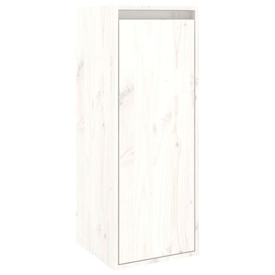 vidaXL Muebles para TV 2 piezas madera maciza de pino blanco