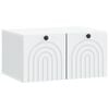 vidaXL Mueble para TV de pared 59,5 x 41 x 30 cm Madera de Ingenier&iacute;a