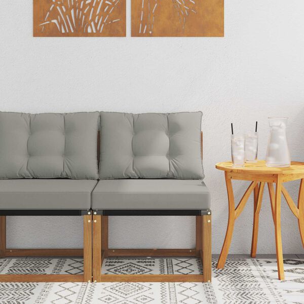 vidaXL Sof&aacute; central de exterior