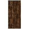 vidaXL Armario madera contrachapada color roble ahumado 90x52x200 cm