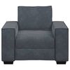 vidaXL Sill&oacute;n de terciopelo gris oscuro 100x78x84 cm