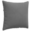 vidaXL Cojines de sofá 2 pcs Gris oscuro 45 x 45 cm tela