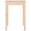 vidaXL Mesa de comedor madera maciza de pino 55x55x75 cm