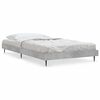 vidaXL Estructura de cama madera de ingenier&iacute;a gris hormig&oacute;n 90x190 cm